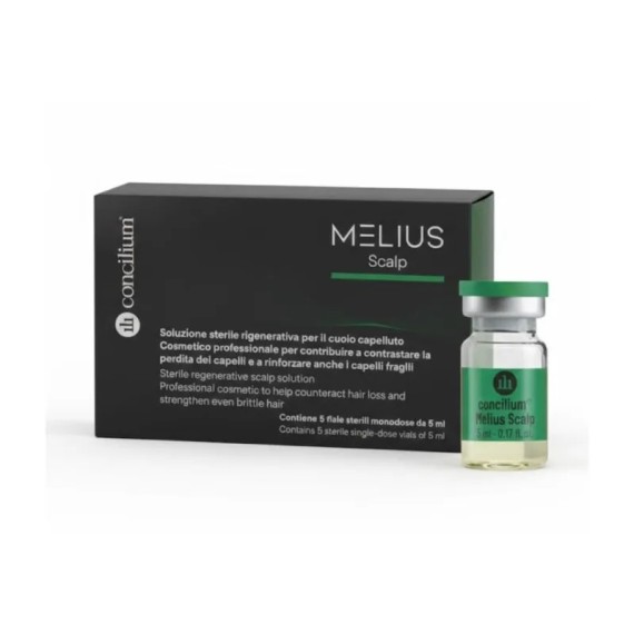 Concilium Melius Scalp Soluzione Sterile per Cuoio Capelluto Anticaduta 5 Fiale