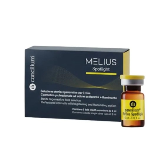 Concilium Melius Spotlight – Soluzione Sterile Illuminante e Anti-Macchie (5x5ml)