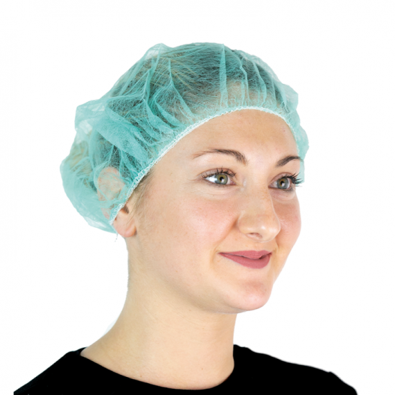 CUFFIA MONOUSO TNT AZZURRO 100PZ