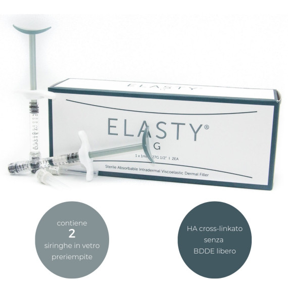 Elasty - G Siringhe Preriempita Confezione 2X1 Ml