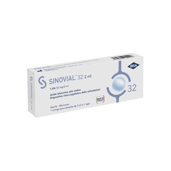 Ibsa Farmaceutici Italia IBSA Sinovial Forte 1,6% 32mg/2ml 1 siringa pre-riempita