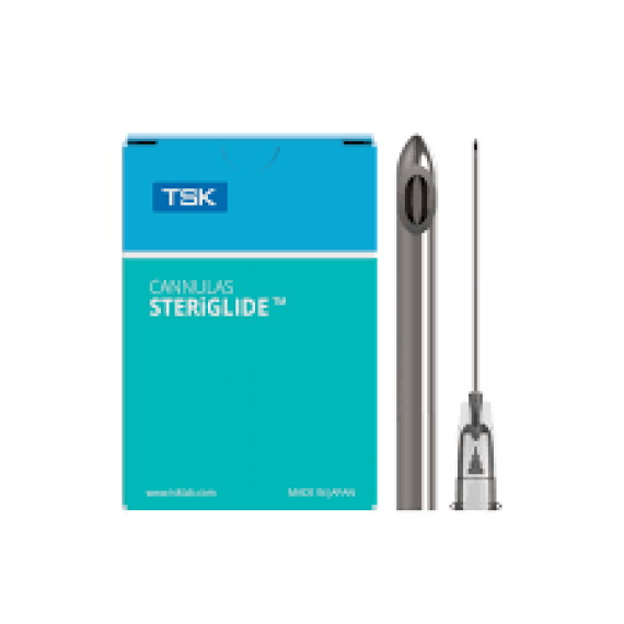 TSK STERIGLIDE CANNULA 27G X 50MM CANNULA PER FILLER 20pezzi